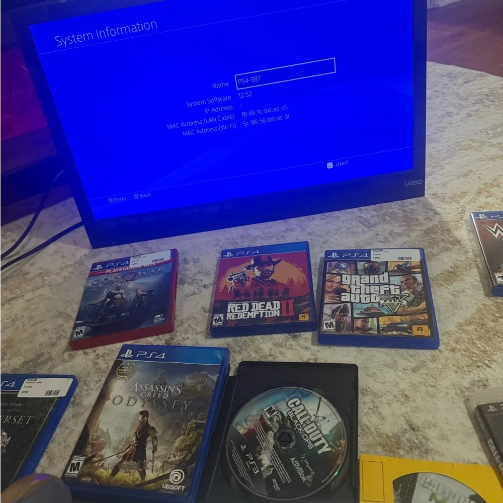 PS4 Console with Games/Accessories+!